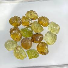 Faceted spessartine Mandarin garnet, vivid orange
