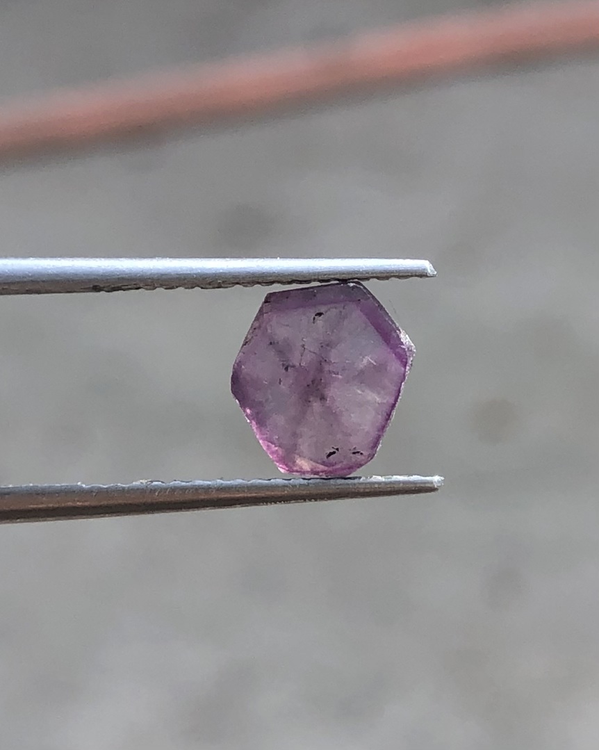 Natural Trapiche Kashmir Sapphire view 2
