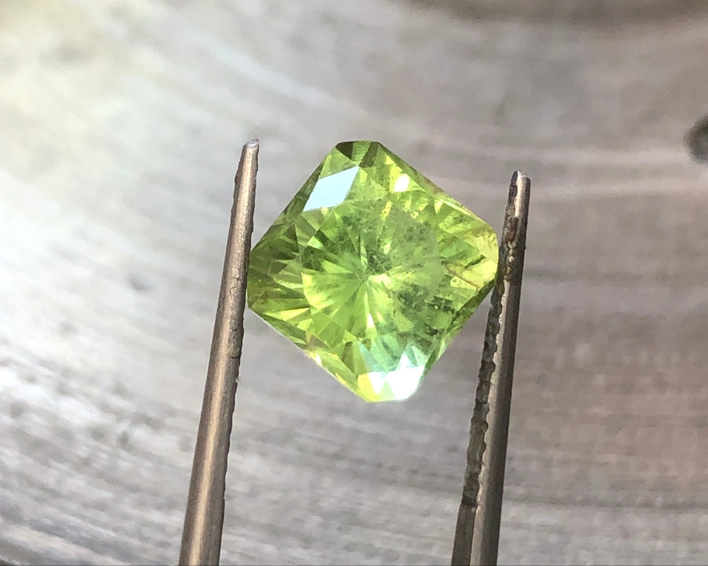 Natural Mint Color Precious cut Peridot from Pakistan