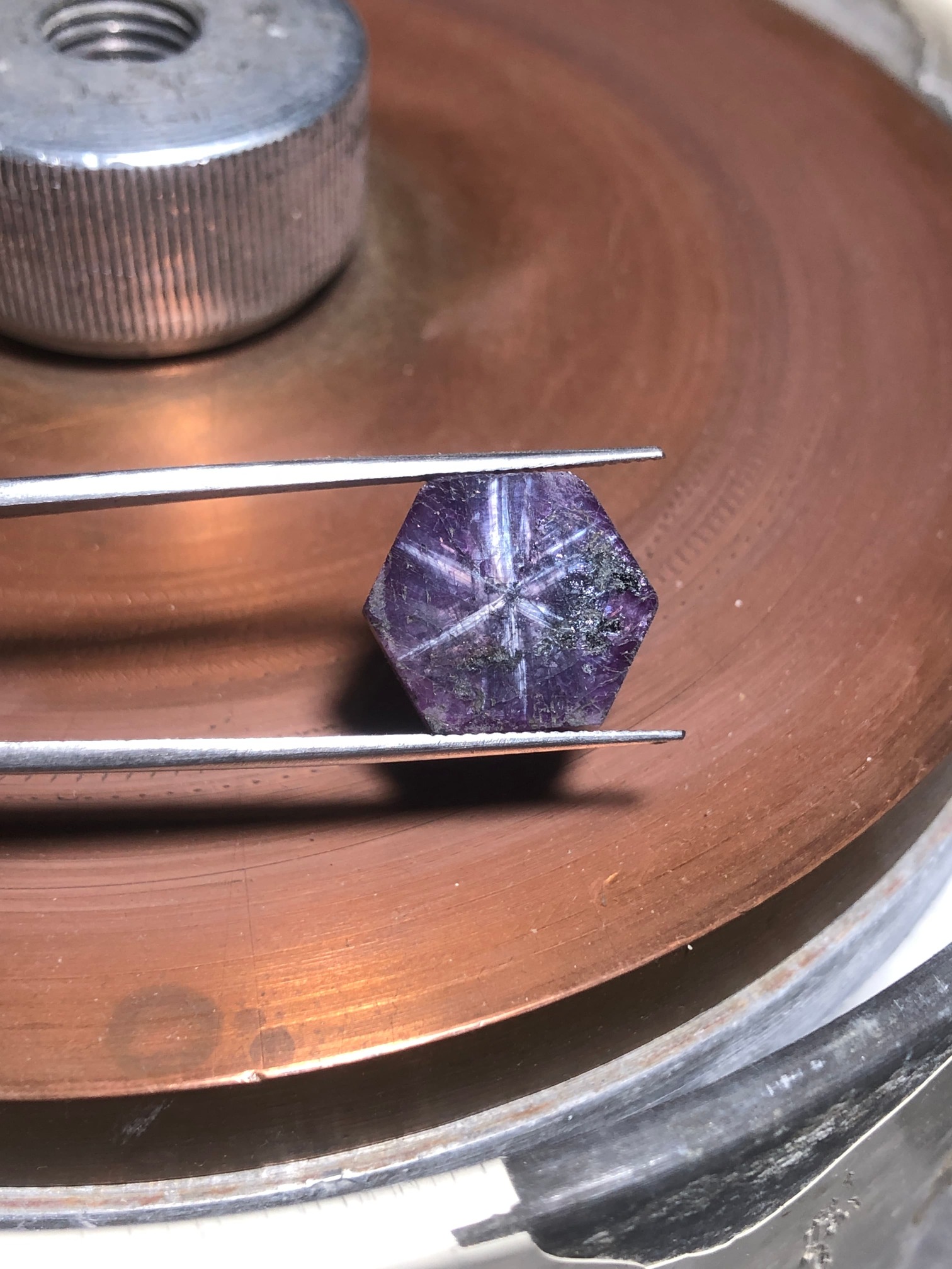 Natural Trapiche Ruby 10.75 Ct Kashmir Pakistan view 1